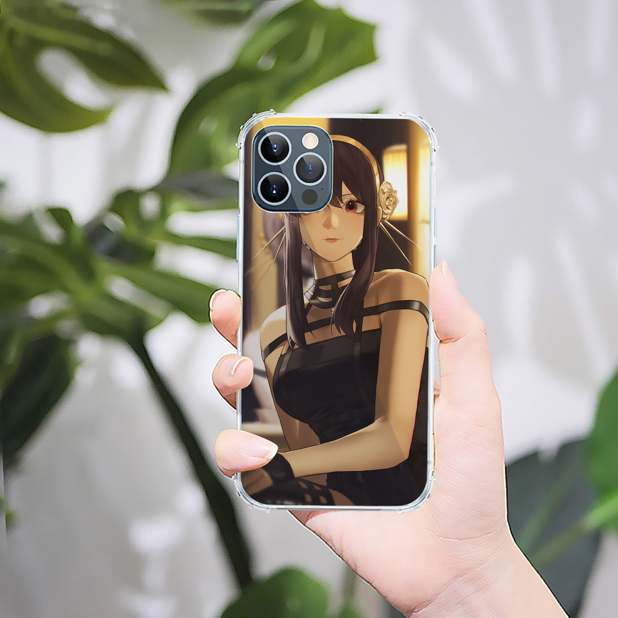 （画像用） SPY×FAMILY间谍家家酒 【iPhone 12シリーズ対応】透明スマホケース（クリアソフトケース）